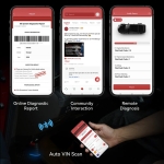 Автодиагностика ThinkCar ThinkDiag с Bluetooth, OBD2, 36 см удължителен кабел и 1 година безплатен лиценз