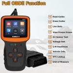 Автодиагностика V317 OBD2/EOBD с цветен LCD дисплей, 9 протокола, 8 езика, 12V
