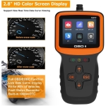 Автодиагностика V317 OBD2/EOBD с цветен LCD дисплей, 9 протокола, 8 езика, 12V