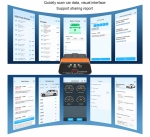Автодиагностичен скенер OBD2 iCar 3 с Bluetooth 5.2 за Android и iOS, 12V, MAXOBD