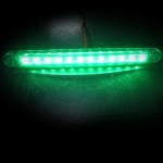 1 брой ЛЕД LED Зелен Диоден Маркер Габарит Токос със 12 светодиода за камион ремарке бус ван каравана платформа 12V