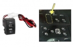 Двойно УСБ USB за вграждане порт за ДАФ DAF  XF 95 105 106 CF