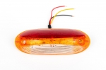 Комплект 2 броя LED Светодиоден Страничен Габарит, Оранжев, Бял, Червен цвят, 125mm x 44mm, 24V