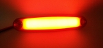 LED Светодиоден Габарит Неон Ефект Маркер Токос Червен 12V-24V, 107 мм