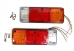 Комплект LED стопове мигач задна светлина 12v  за камион бус ТИР, ремарке