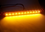 ЛЕД LED Оранжев Диоден Маркер Габарит Токос със 12 светодиода за камион ремарке бус ван каравана платформа 12V-24V