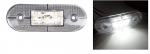 24V ЛЕД LED Бял диоден маркер габарит токос със 9 светодиода за камион ремарке бус ван каравана платформа и др.